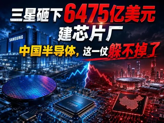 三星砸下6475亿美元建芯片厂,中国半导体,这一仗躲不掉了