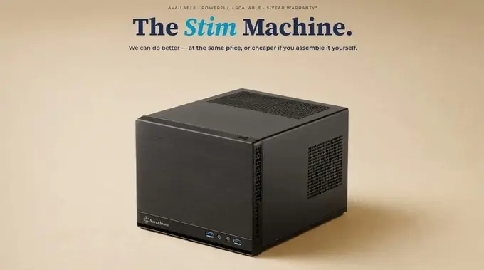硬刚V社!法国零售商推出PC STIM 同价配置还碾压?