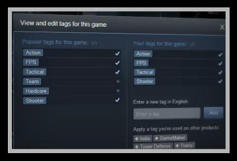 Steam标签大调整:新增武侠、仙侠等标签,删除28个