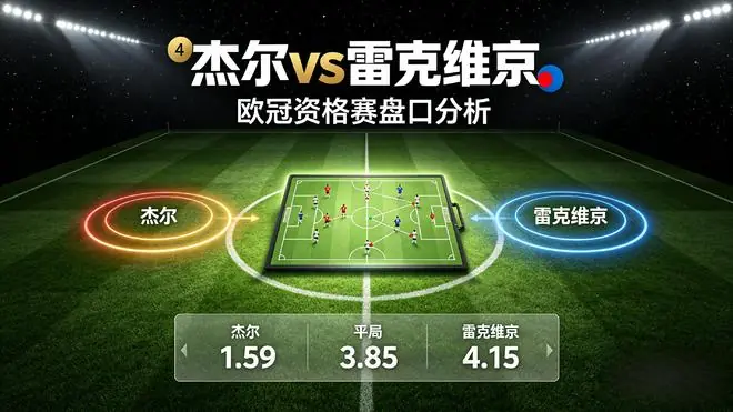 欧冠杰尔vs雷克维京竞足赔率:杰尔胜1.59,雷克维京胜2.05