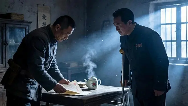 赵刚临终前拉住李云龙,坦白秀芹早已逃出,李云龙捂脸痛哭