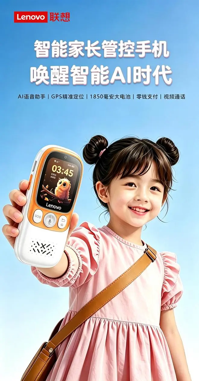 联想AI学生手机L1发售,339元