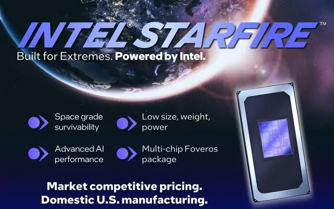 Panther Lake上太空:英特尔公布太空级Starfire芯片