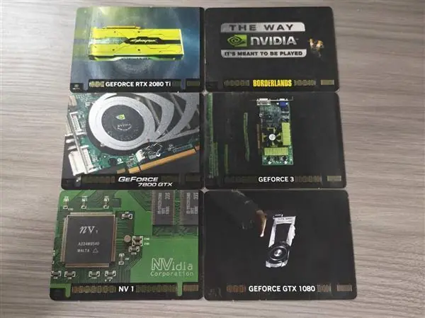不卖显卡卖情怀!英伟达免费送你14种纸片显卡:NV1、GTX 1080、赛博朋克全都有