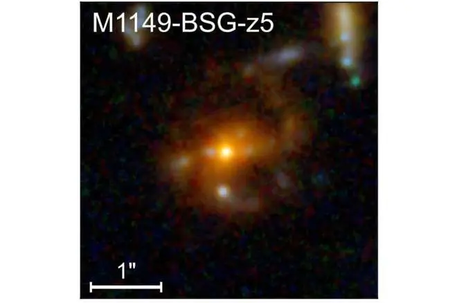 已知红移最高的棒旋星系:M1149-BSG-z5被发现,红移5.1