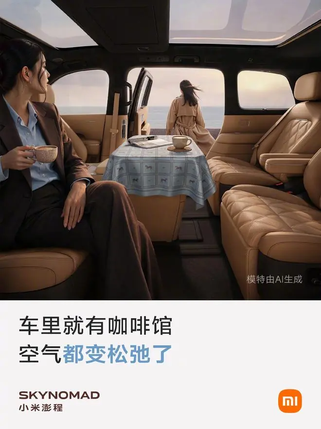 雷军介绍小米澎程N90使用场景:车里就有咖啡馆、会客厅