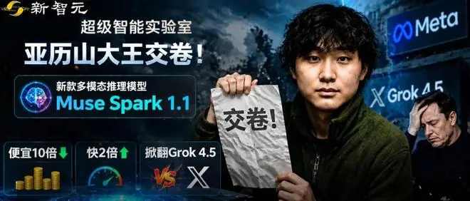 小扎深夜亮王牌!Meta烧出白菜价模型,掀翻Grok 4.5